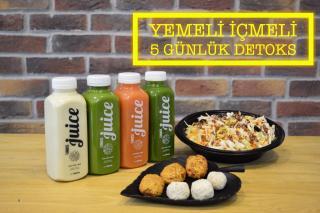 5 Günlük Detoks Paketi Örnek Menü