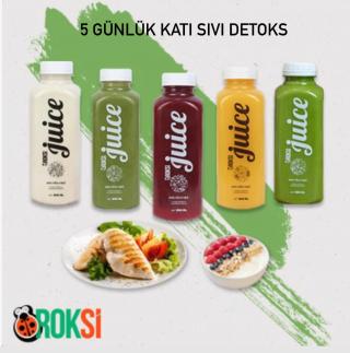 5 Günlük Detoks Paketi Örnek Menü